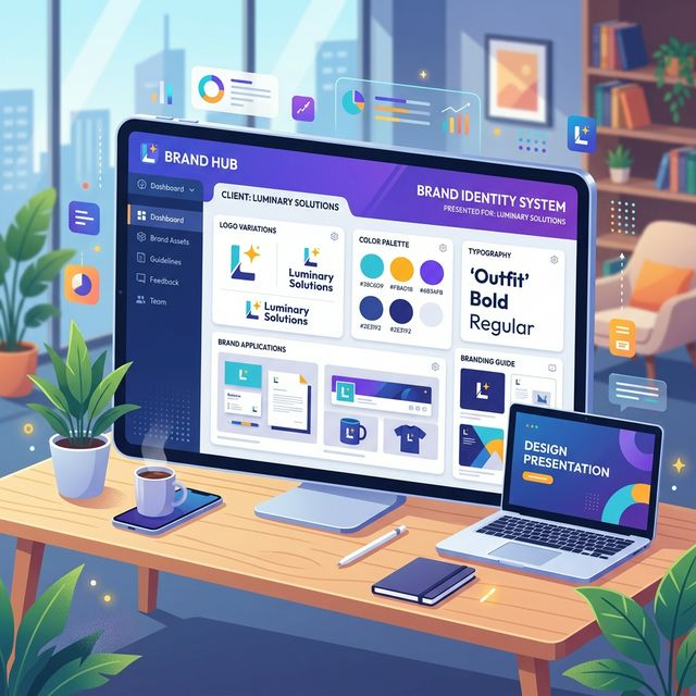 How to Present Brand Identity Designs to a Client (Without Getting Instantly Rejected)